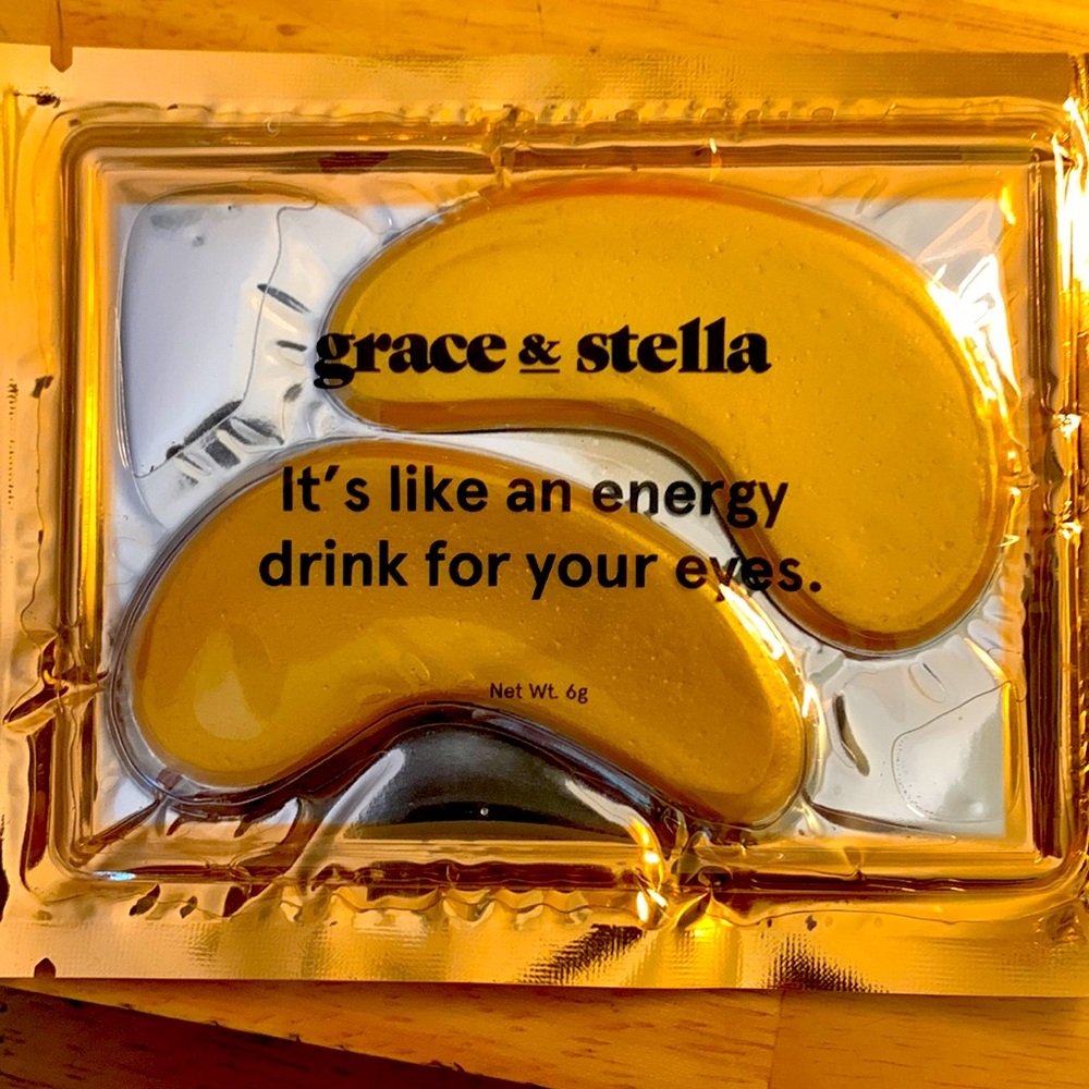 Grace and Stella gold eye patches
